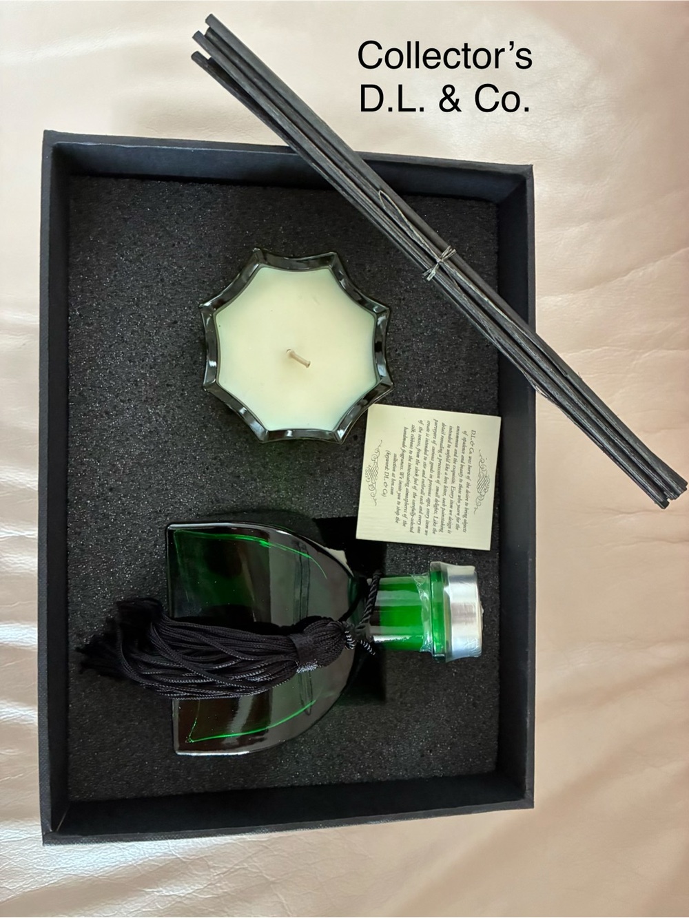 D.L. & Co. Essence of Green Botanic Candle and Gift Set - New-Boxed-Shrink Wrap
